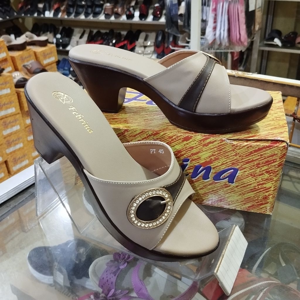 Sandal heels wanita Art.PT 45, Febrina.