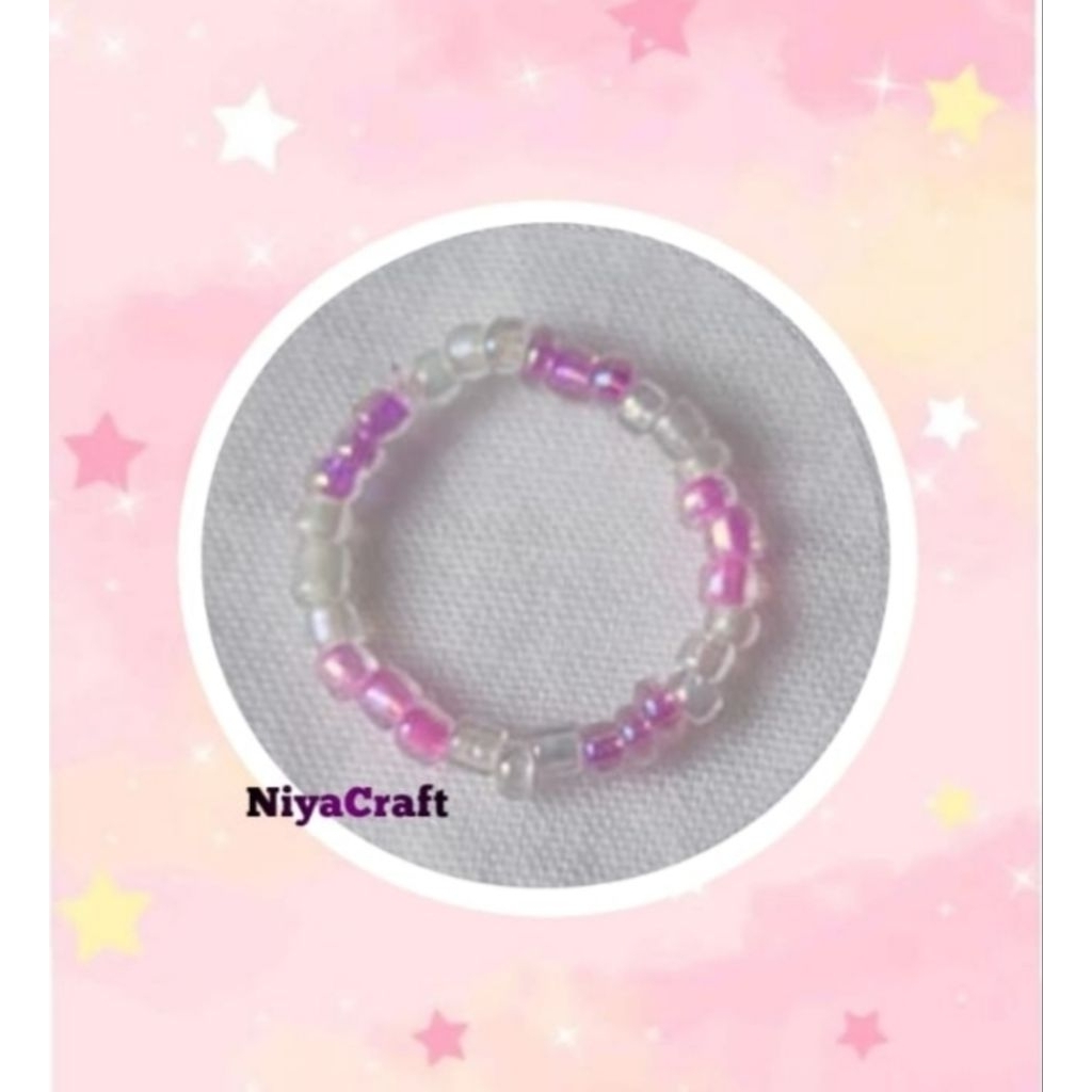 cincin manik-manik 3 warna