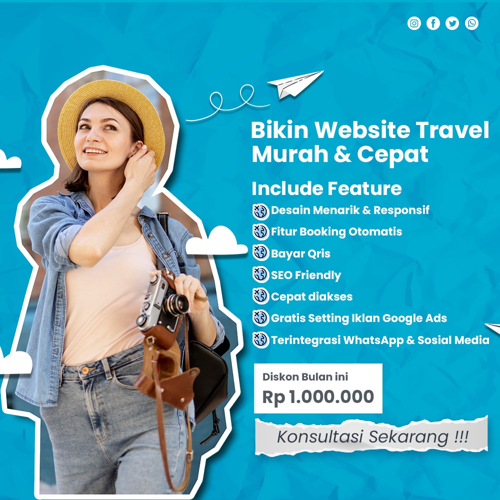 Jasa Pembuatan Website Travel Profesional