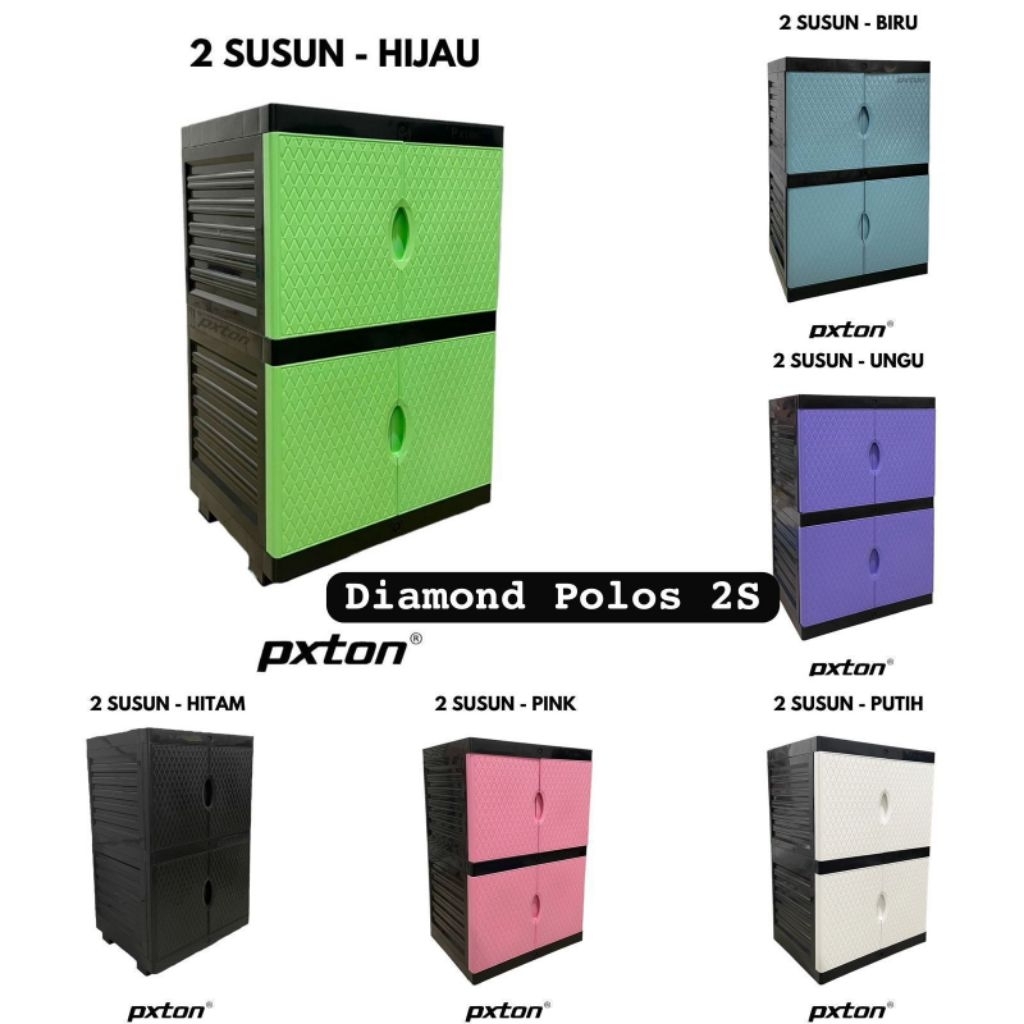 Lemari Plastik Susun 2
