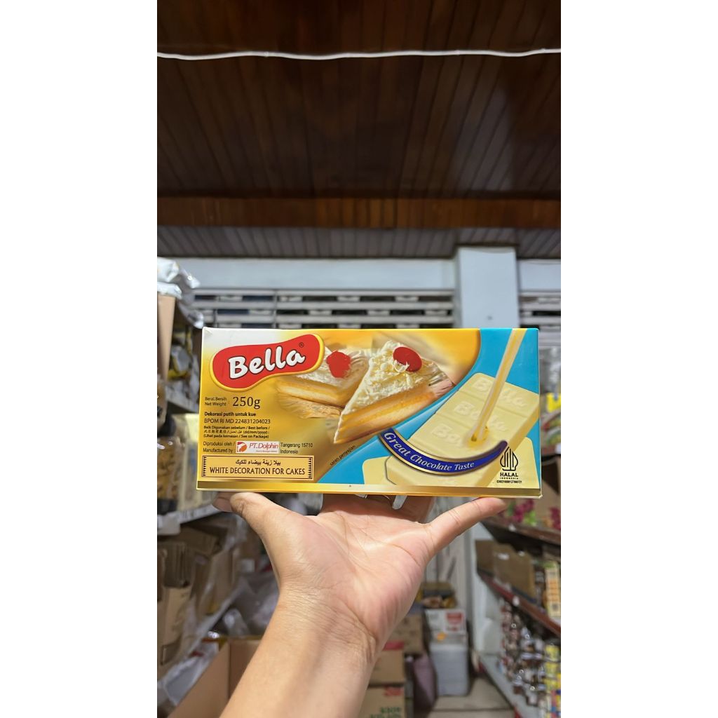 

White Chocolate Compound Bella / Coklat Putih Kompound Bella - 250 Gram