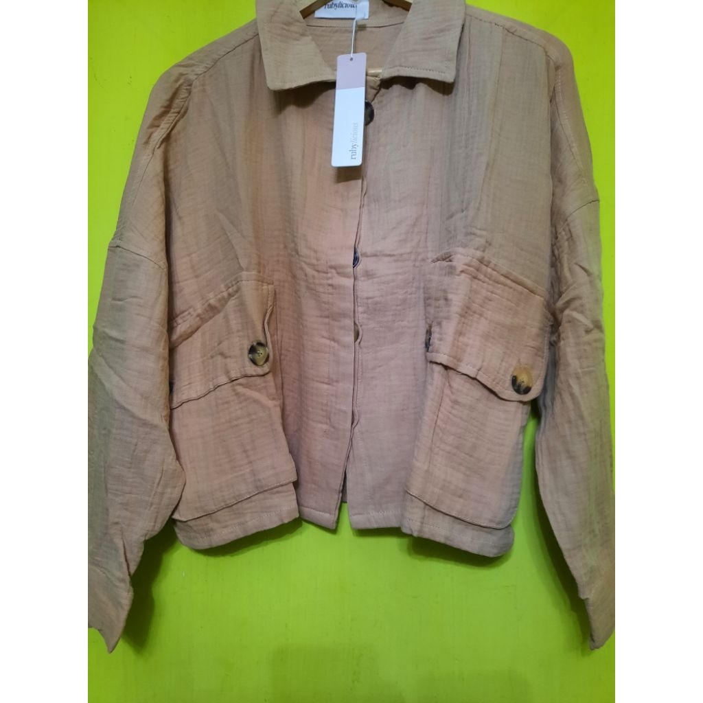 Cardigan Coklat Rubylicious