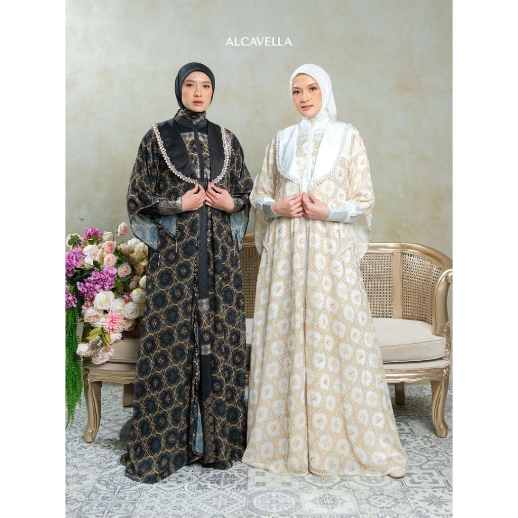 Alcavella - Calira Abaya Series | Baju Gamis Wanita Muslim Syar'i Elegan Modern Gamis Terbaru ALCAVE