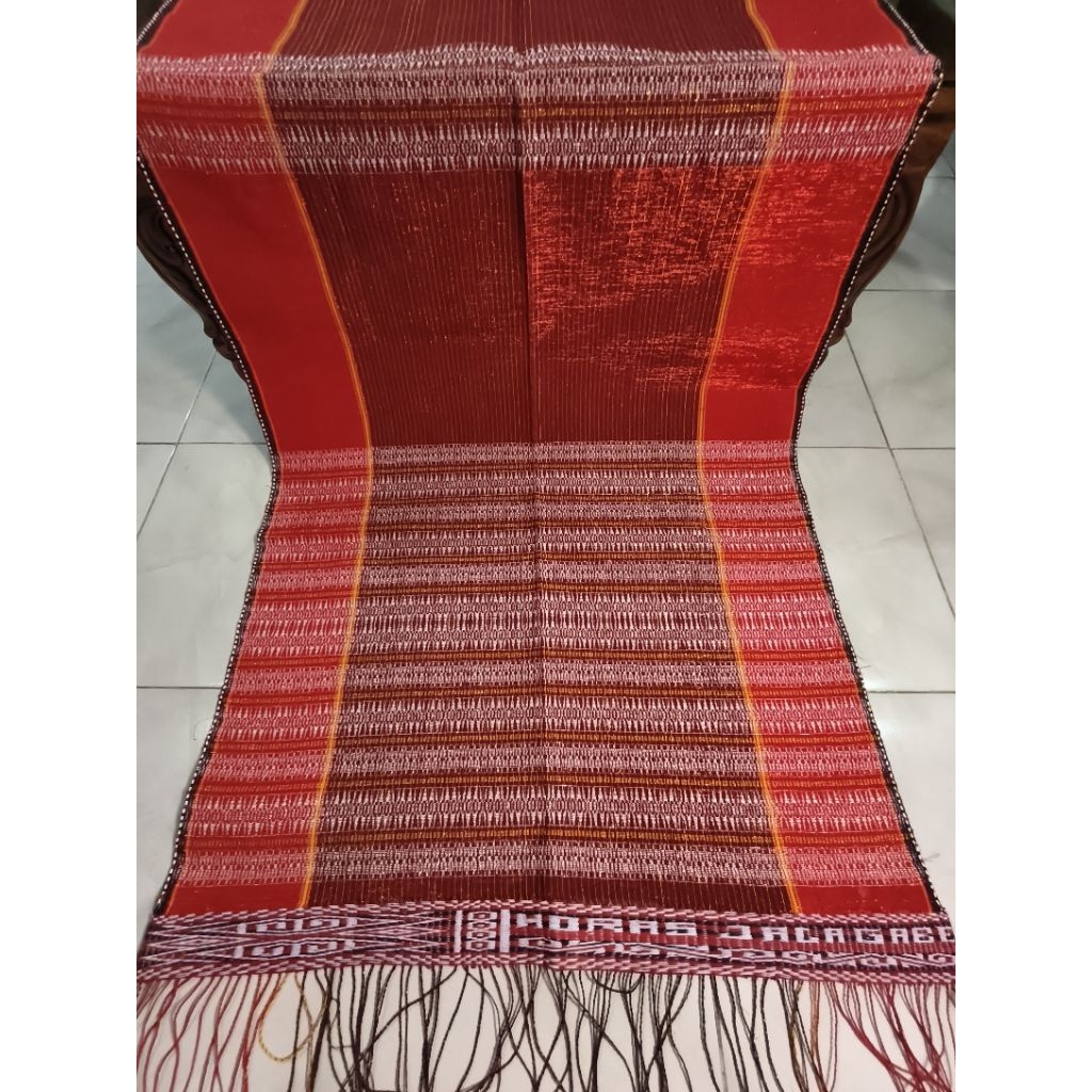 Ulos ragi hotang pakaian adat pria Batak toba