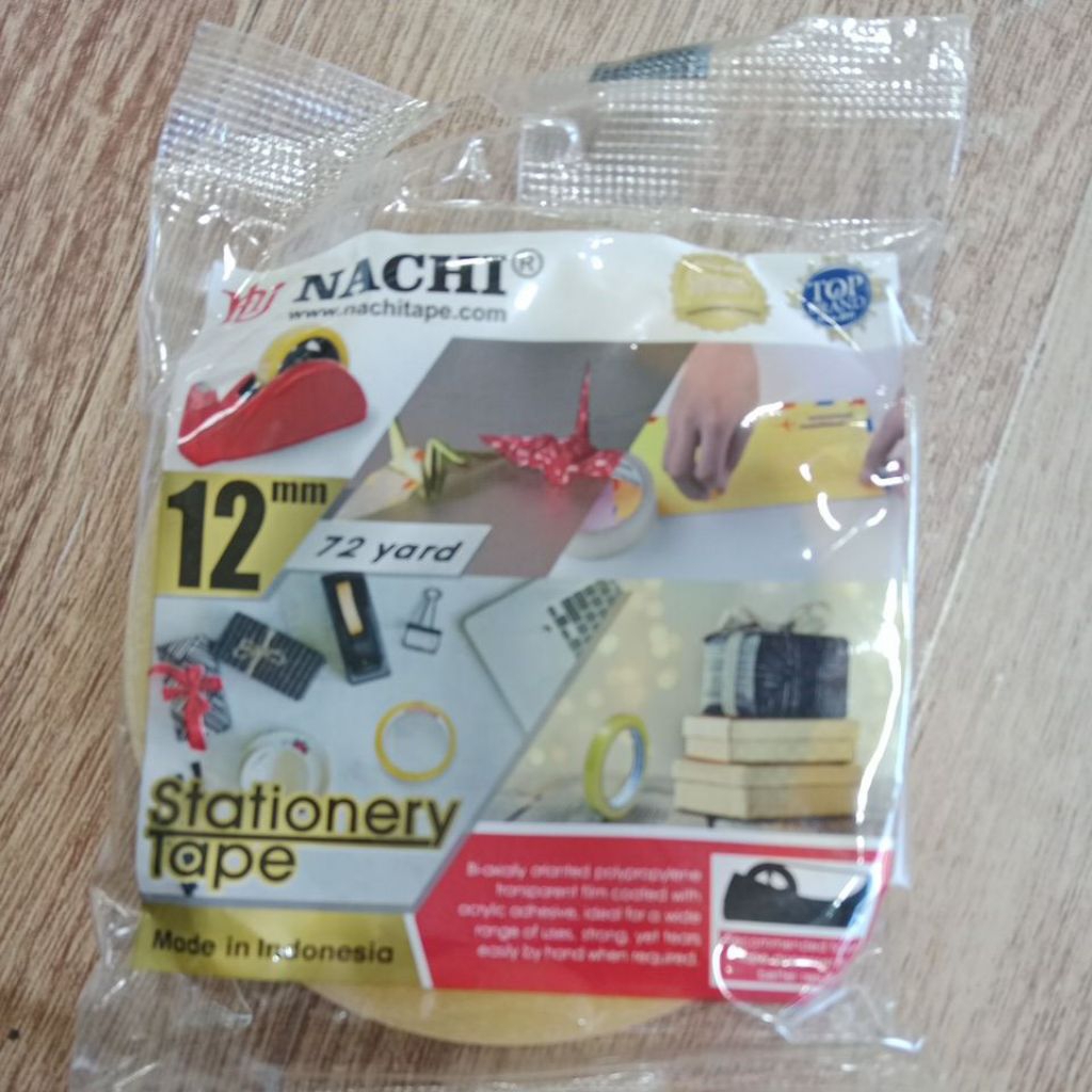 

Nachi tape 12mm panjang 72yard