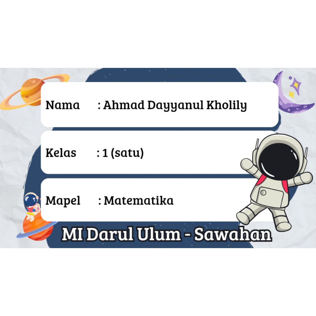 

Stiker Buku Pelajaran isi 30