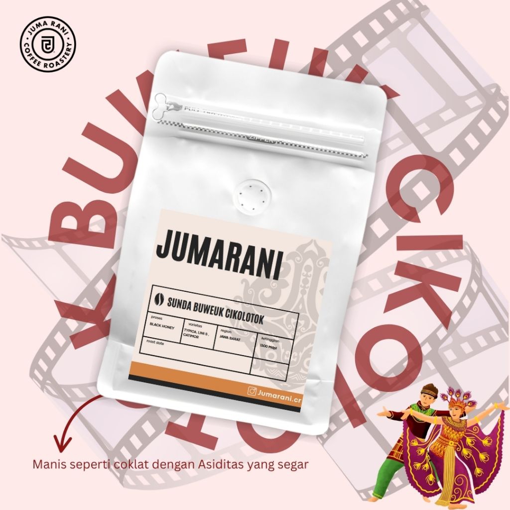 

Kopi Arabika Sunda Buweuk Cikolotok (Black Honey) 200gr
