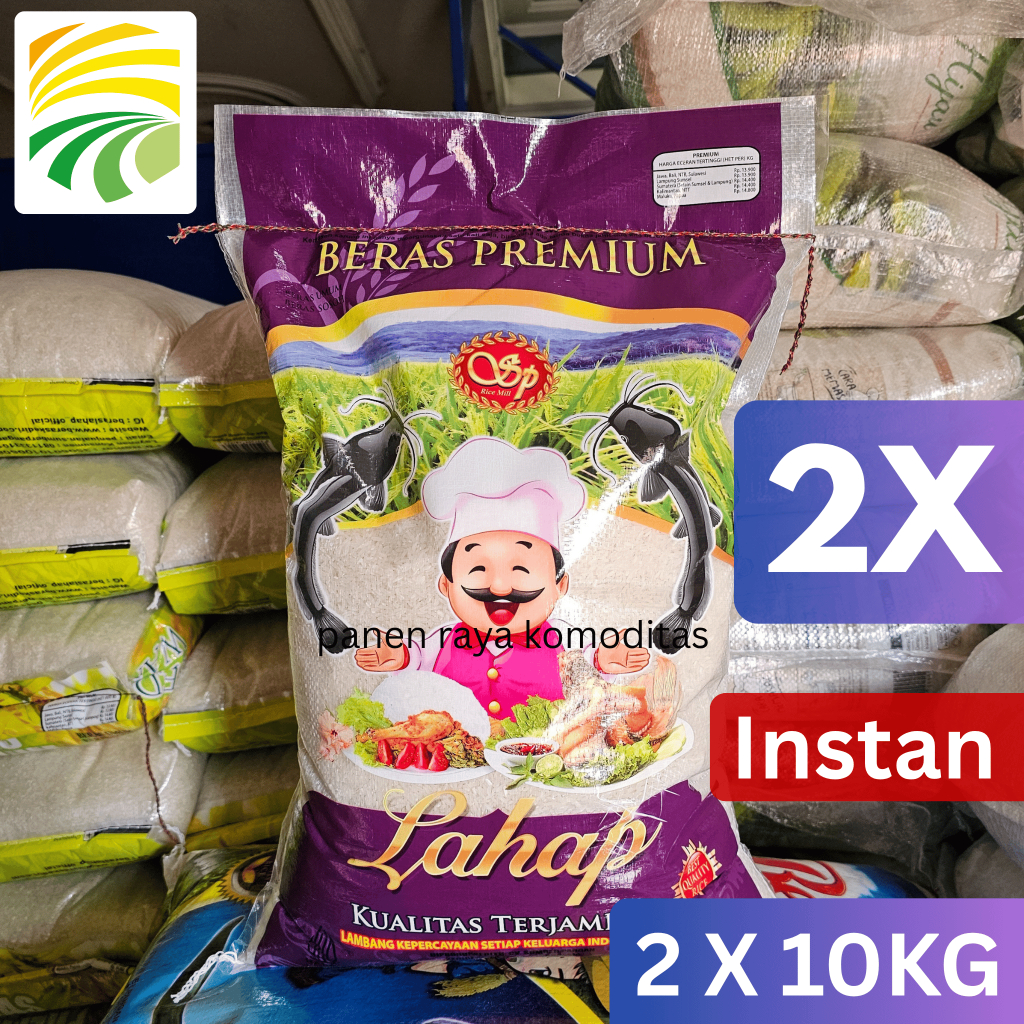

Beras Lahap Lele 10 Kg x 2 Pcs