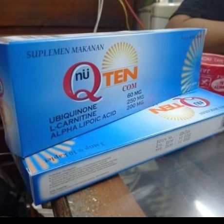 NU Q Ten Com box @30, Q Ten Com, QTen Com, Suplemen Kesehatan,