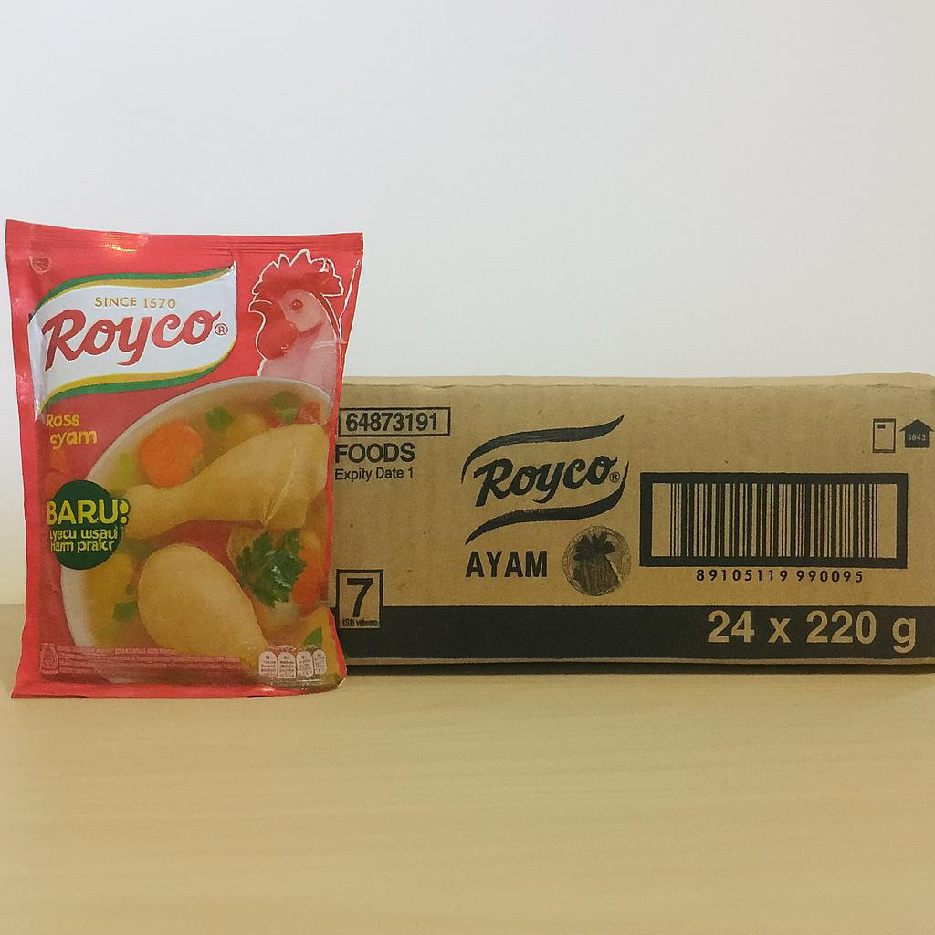 

BARU! Royco Ayam Bumbu Kaldu Pelezat dengan Ayam Kampung 1 Karton ( 24 x 220gr )