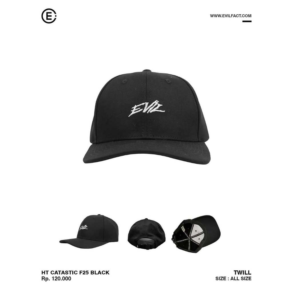 EVIL ARMY HAT - HT CATASTIC F25 BLACK