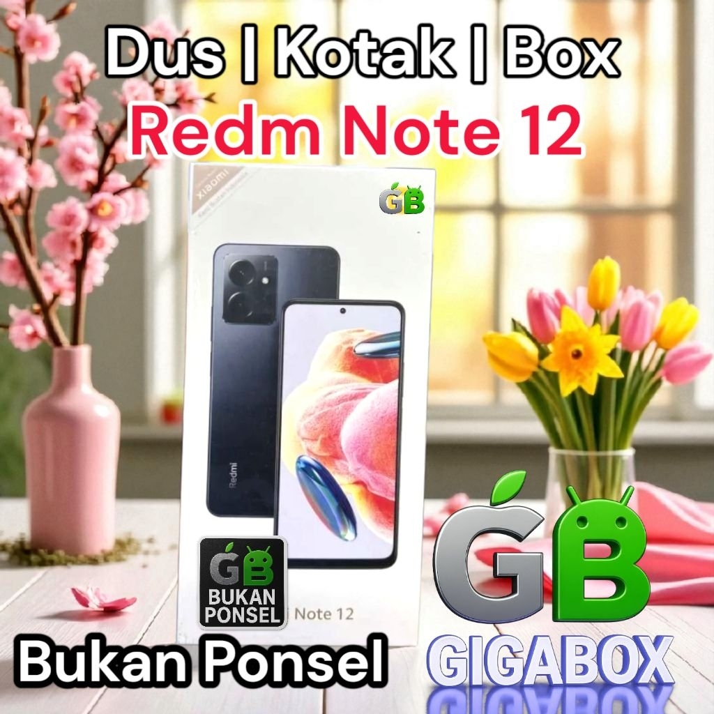 

Dus | Kardus | Box Kemasan Redm Note 12 – (Dus Only) untuk Pajangan Dekoratif