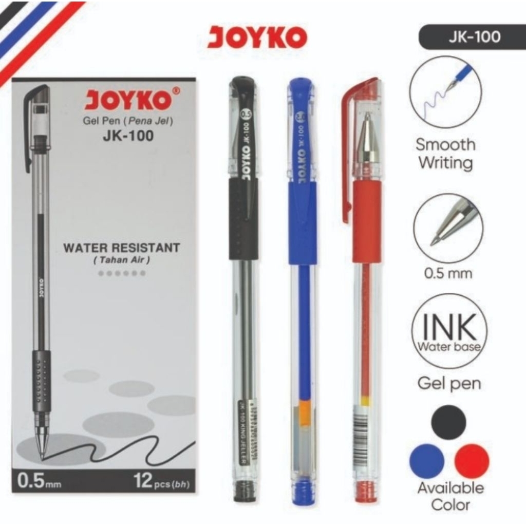 

JOYKO BALL PEN Pulpen 1 pack JK-100 0.5 mm isi 12
