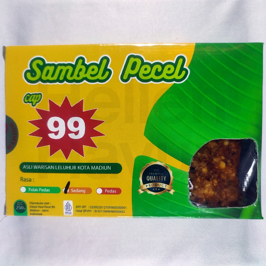 

Sambal Pecel Madiun ASLI Depot Nasi Pecel 99 | Sambel Bumbu Kacang Instan Khas Madiun | Sedang