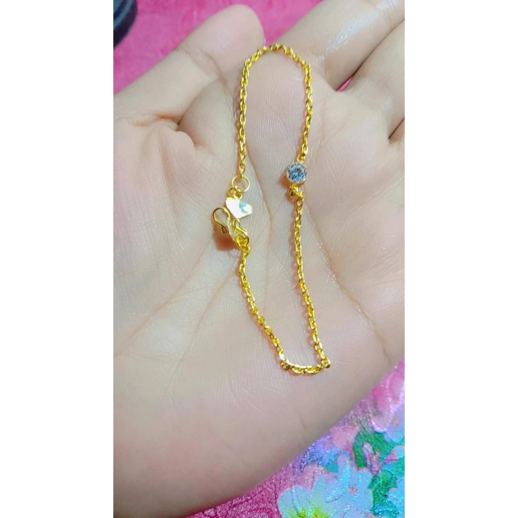Gelang Emas Muda/ Gelang Emas 2 Gram/ Gelang rabtai Permata Satu