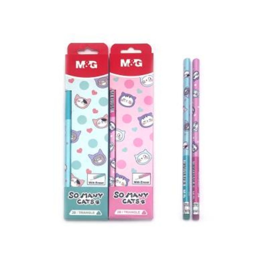 

Miniso x M&G Stationery So many cat 2B pencil / alat tulis pensil