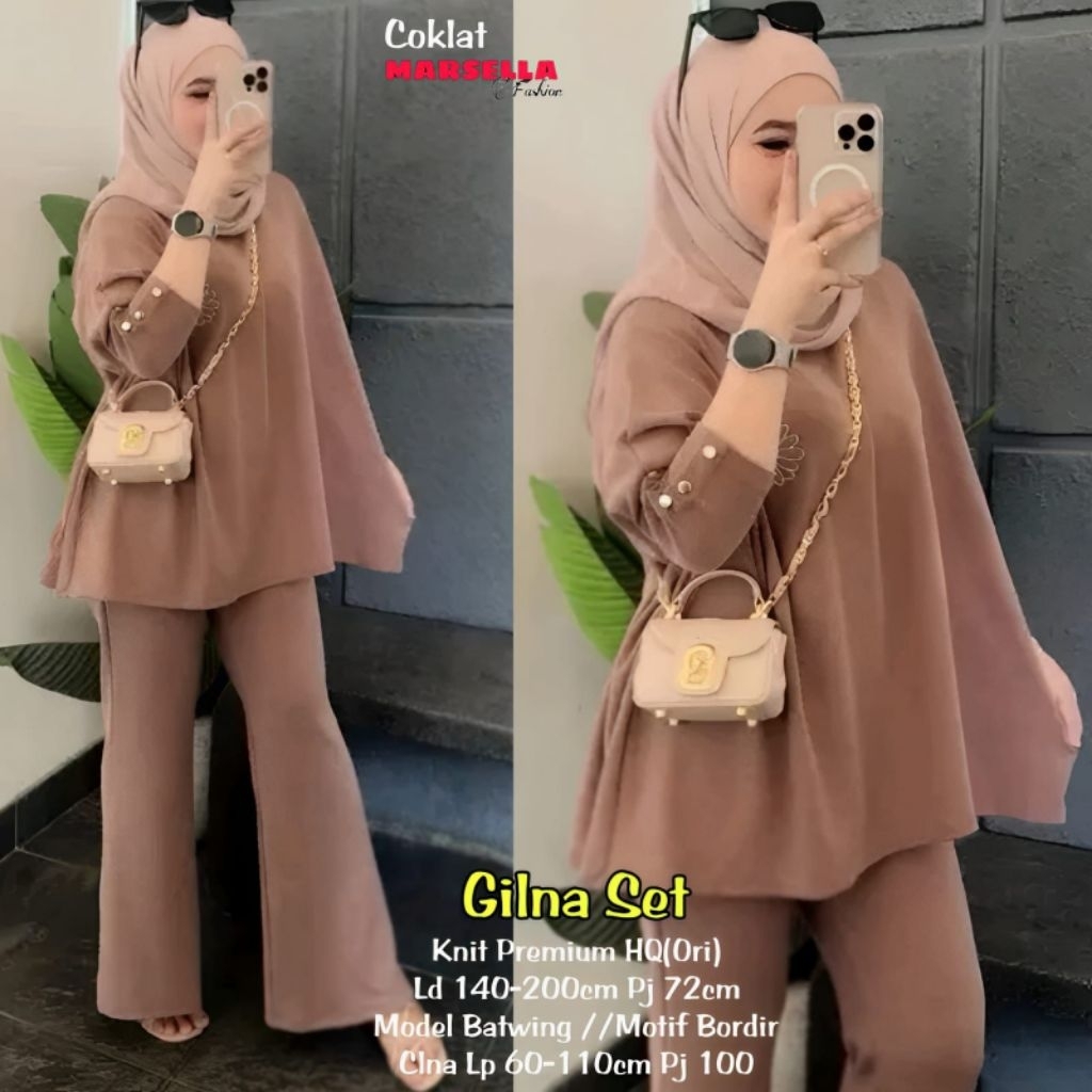 setelan wanita dewasa/ LD 140/ Gilna set