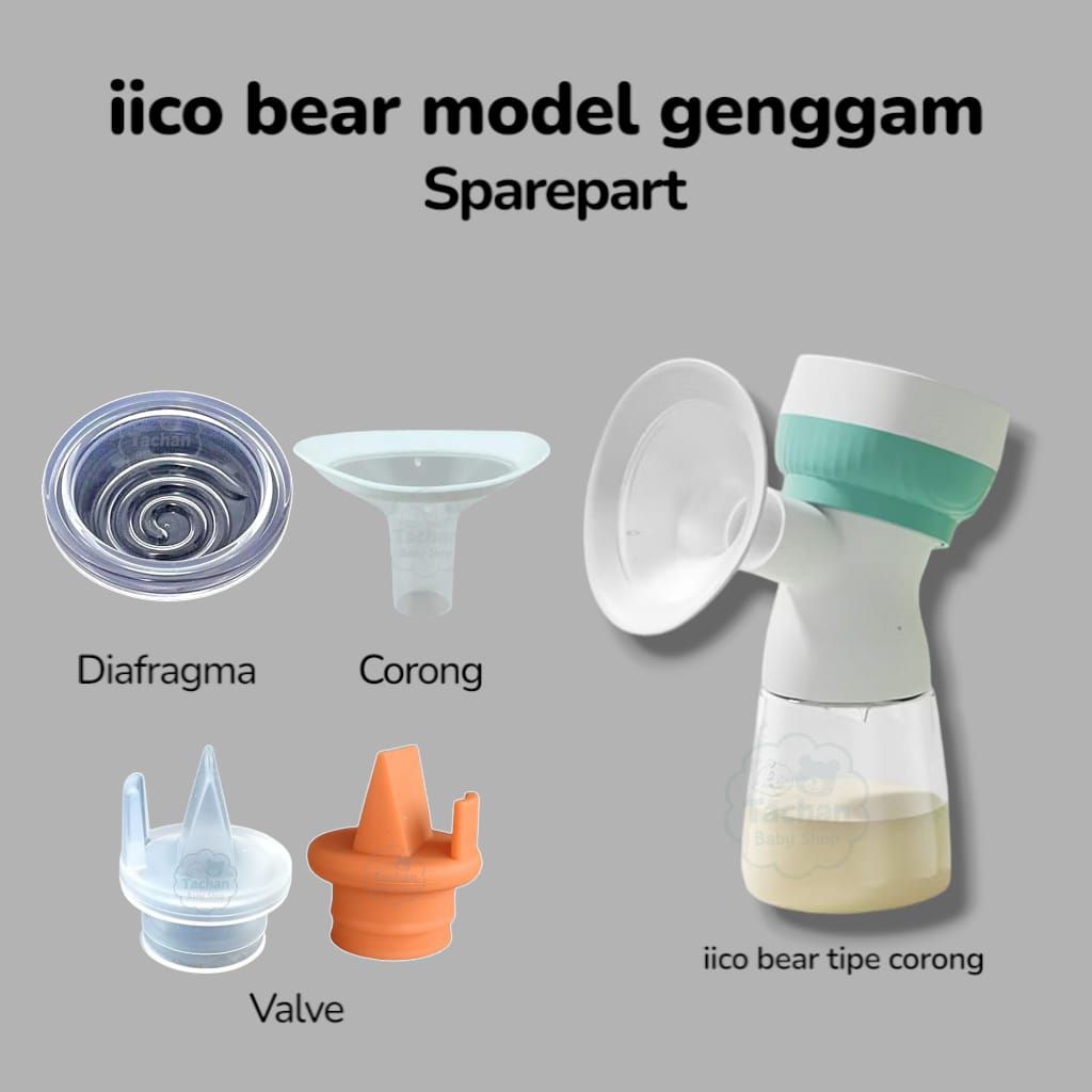 iico bear pompa asi model genggam sparepart/ Valve iico bear model genggam / Diafragma iico bear / C