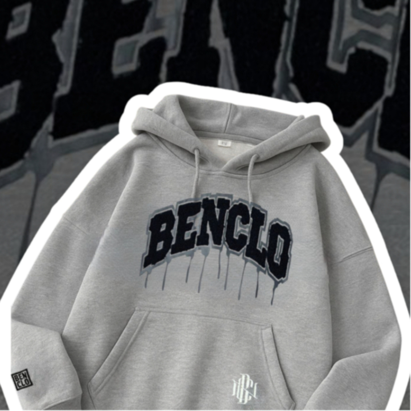 BENCLO Sweater Hoodie Simple Pria Misty - Misty Hoodie Pria Terbaru
