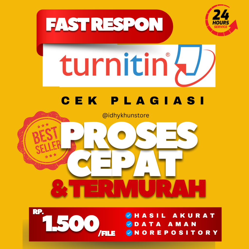 Cek Plagiasi Turnitin Murah 24 Jam
