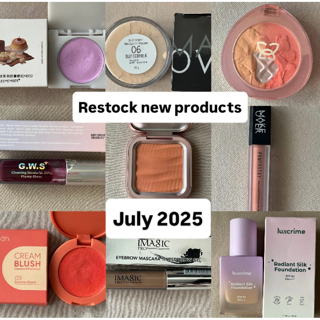 (PRELOVED|NEW) Makeup Original PART 1 (MOP lip gloss, blush, Makeover powder, leemember, IMAGIC brow