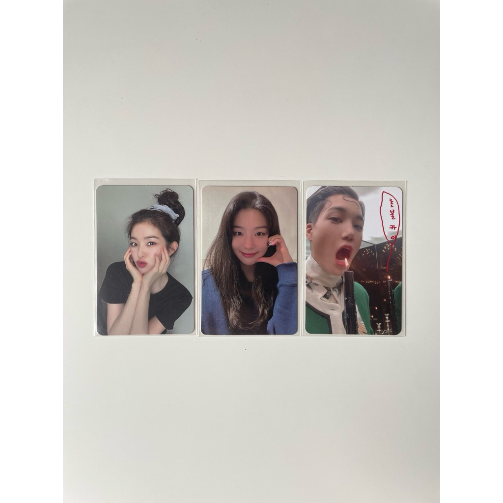 photocard irene seulgi kai official