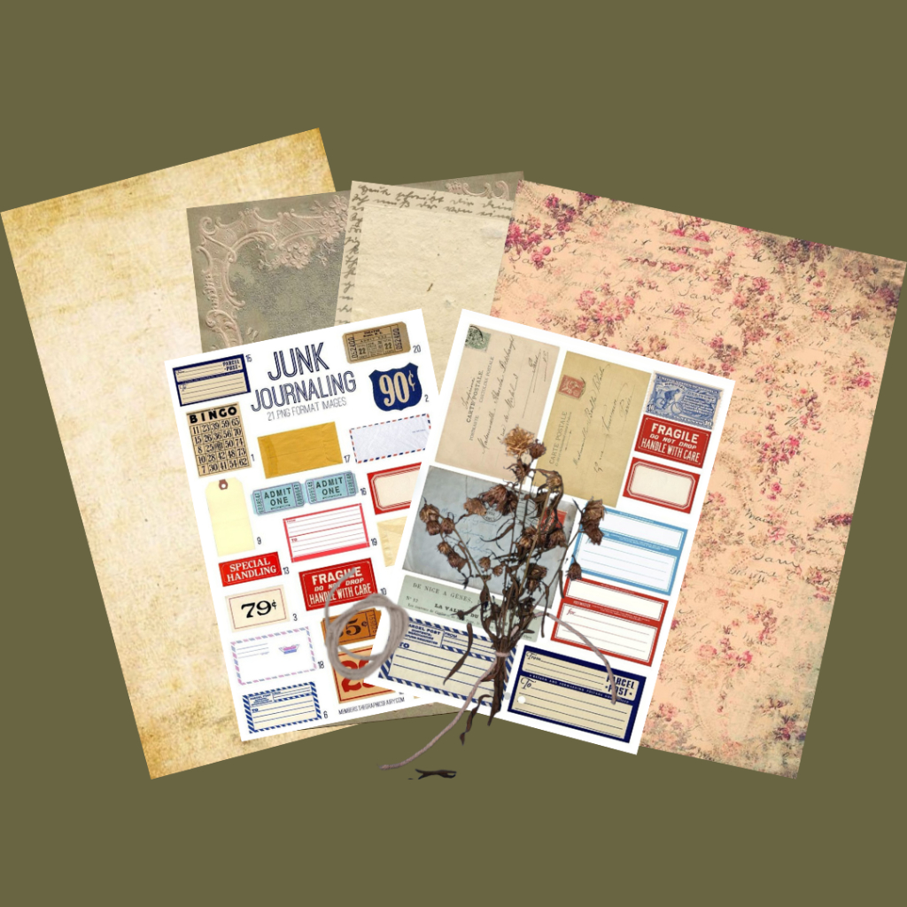 

Journal kit | Kertas vintage | Vintage paper | Journal