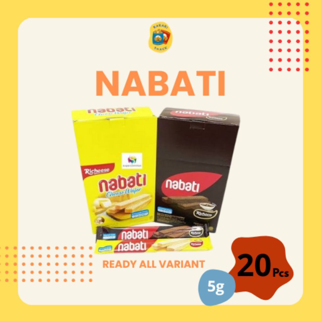 

RS Nabati Wafer (5g) Richoco dan Richeese isi 20pcs