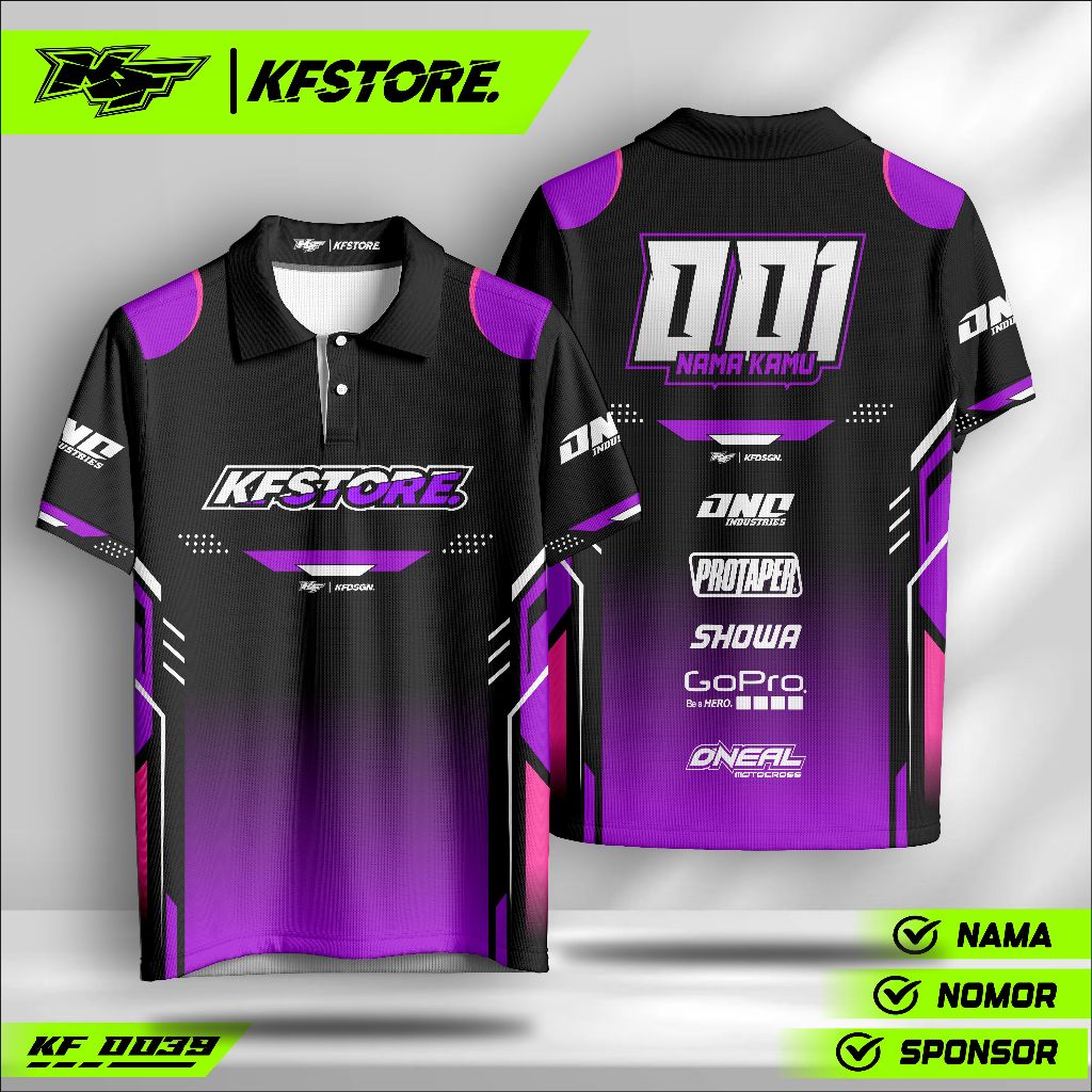 Jersey Drag Bike Custom – Bisa Nama Sendiri | Baju Balap Full Print Premium