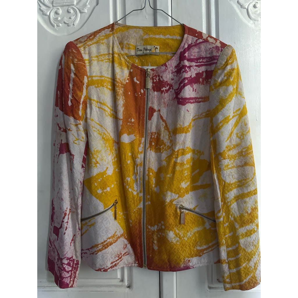 preloved coat blazer dian pelangi second size s