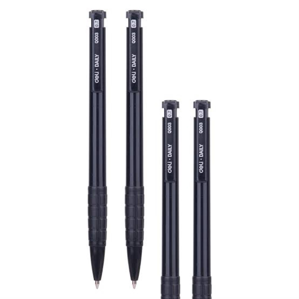 

Miniso x Deli Stationery Pen Ballpoint 0,7mm Q003 / pulpen alat tulis pena