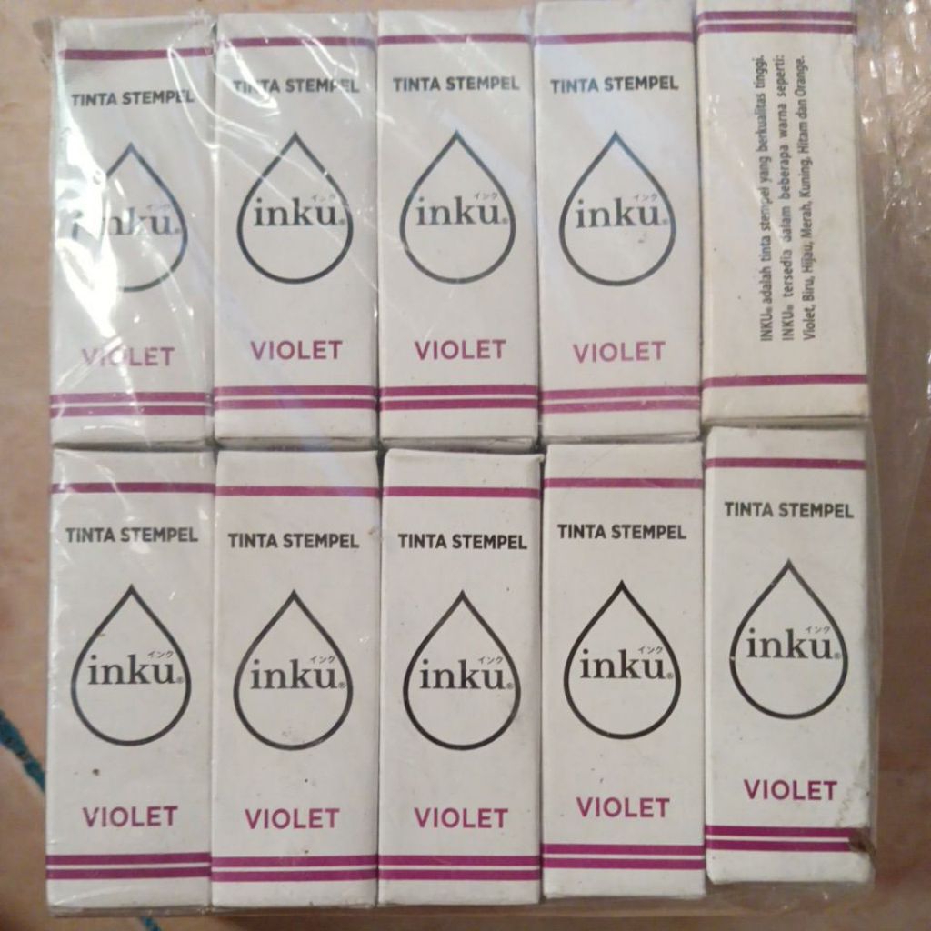 

TINTA STEMPEL inku Warna Violet