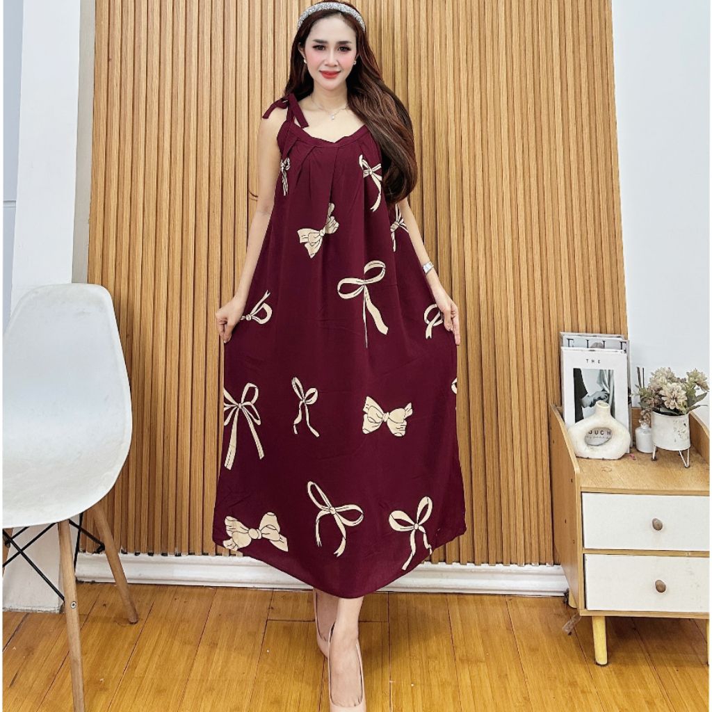 Daster Yukensi Jumbo ~ Daster Yukensi Tali Pundak Dress Yukensi