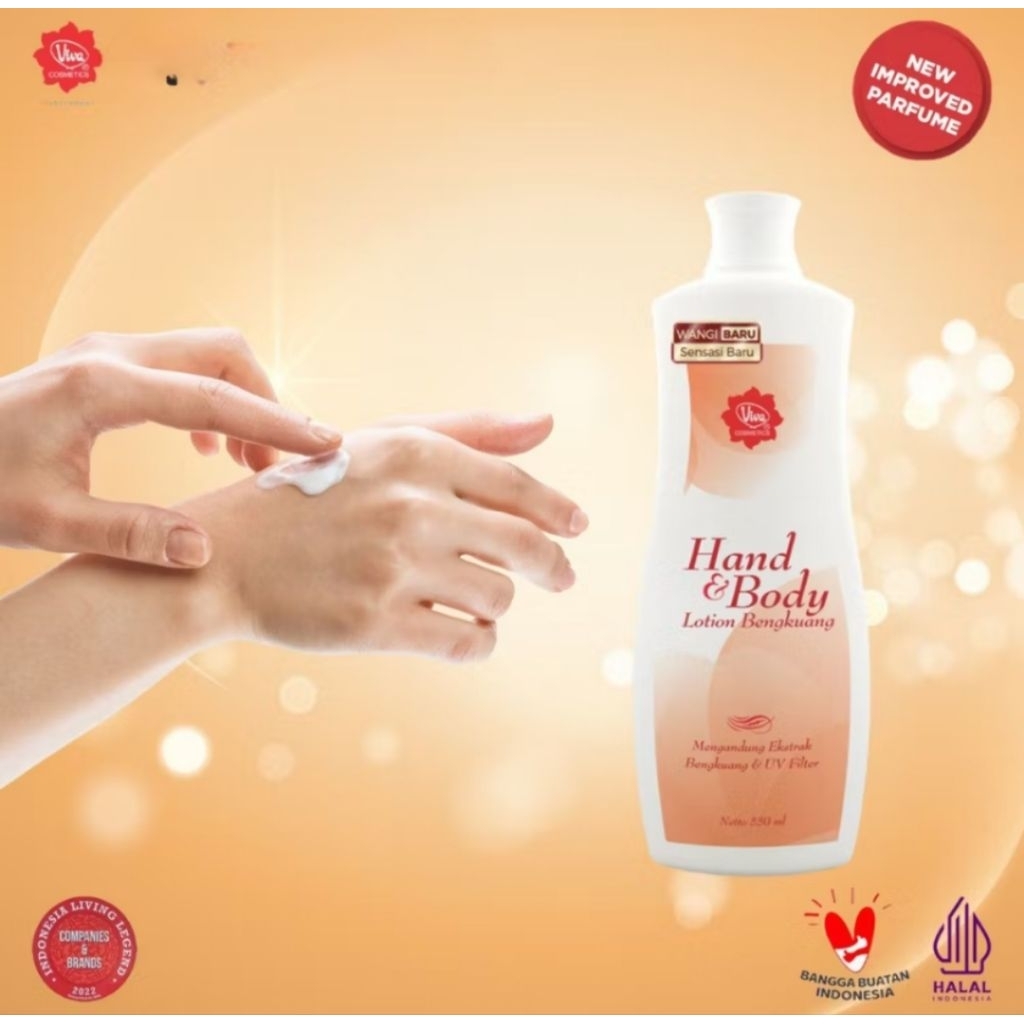 ♥️RINDA♥️VIVA HAND & BODY LOTION BENGKUANG KEMASAN GEDE 550ML//BODY LOTION BENGKUANG PRIA WANITA BIS