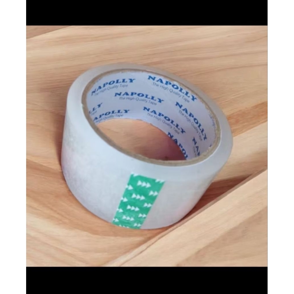 

Solasi bening Lakban bening 90 Yard 45 mm Daya Rekat Super Kuat Tidak Mudah Putus