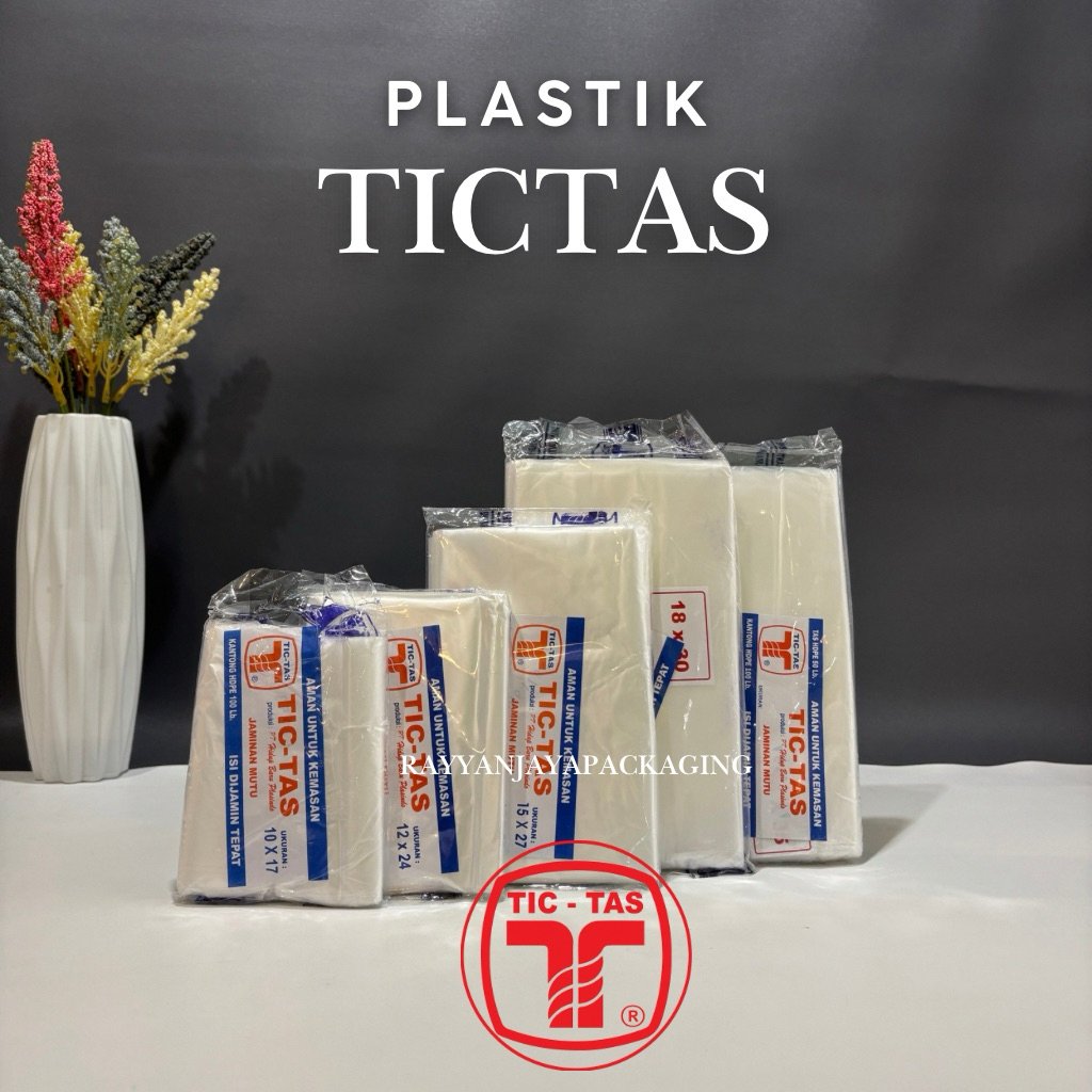 Plastik TicTas HDPE Kilo 1/4 1/2 1 1,5 2 Kg Kantong Plastik
