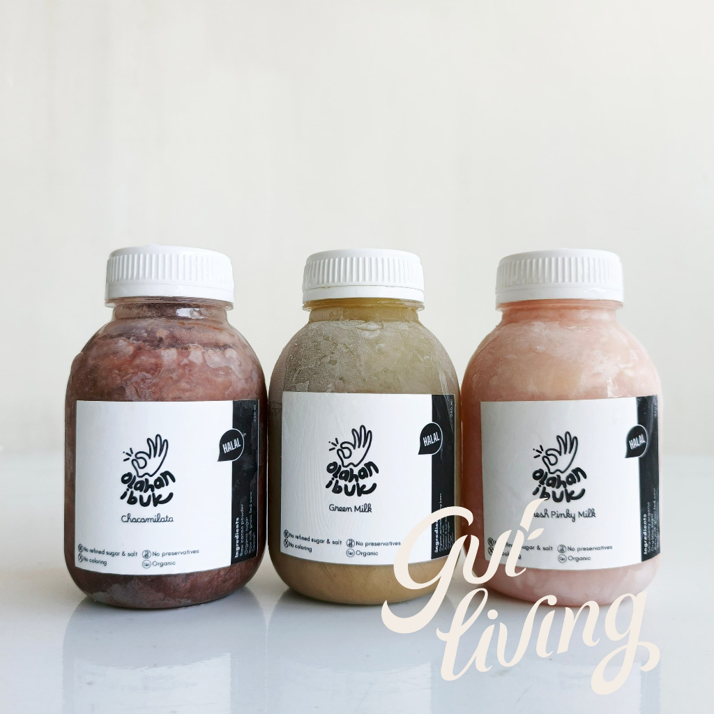 

Susu Dairy Grass Fed dan Plant Based Sari Kacang Hijau Coklat Strawberry Frozen Organik Gula Alami Olahan Ibuk