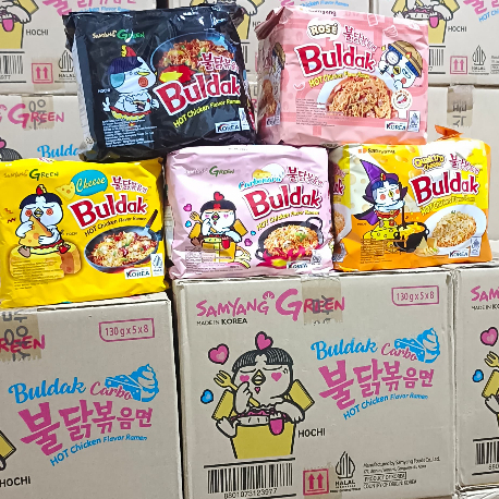 

(PER DUS) MIE SAMYANG SEMUA VARIAN HOT CHICKEN BULDAK RAMEN (MIE INSTAN KOREA)