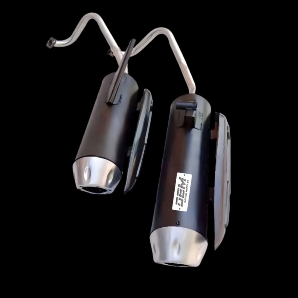 KNALPOT TZM STD MATIC RACING ORIGINAL DBM RACING MUFFLER MOTOR