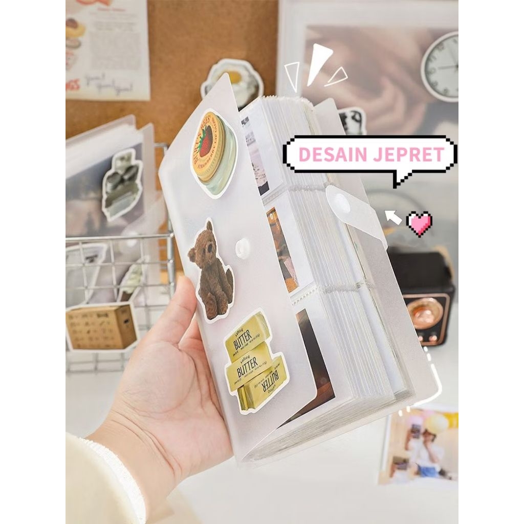 

KSTUFF934 ALBUM FOTO POLAROID WATERPROOF 2R PHOTOCARD 120 SLOT ALBUM PHOTOCARD