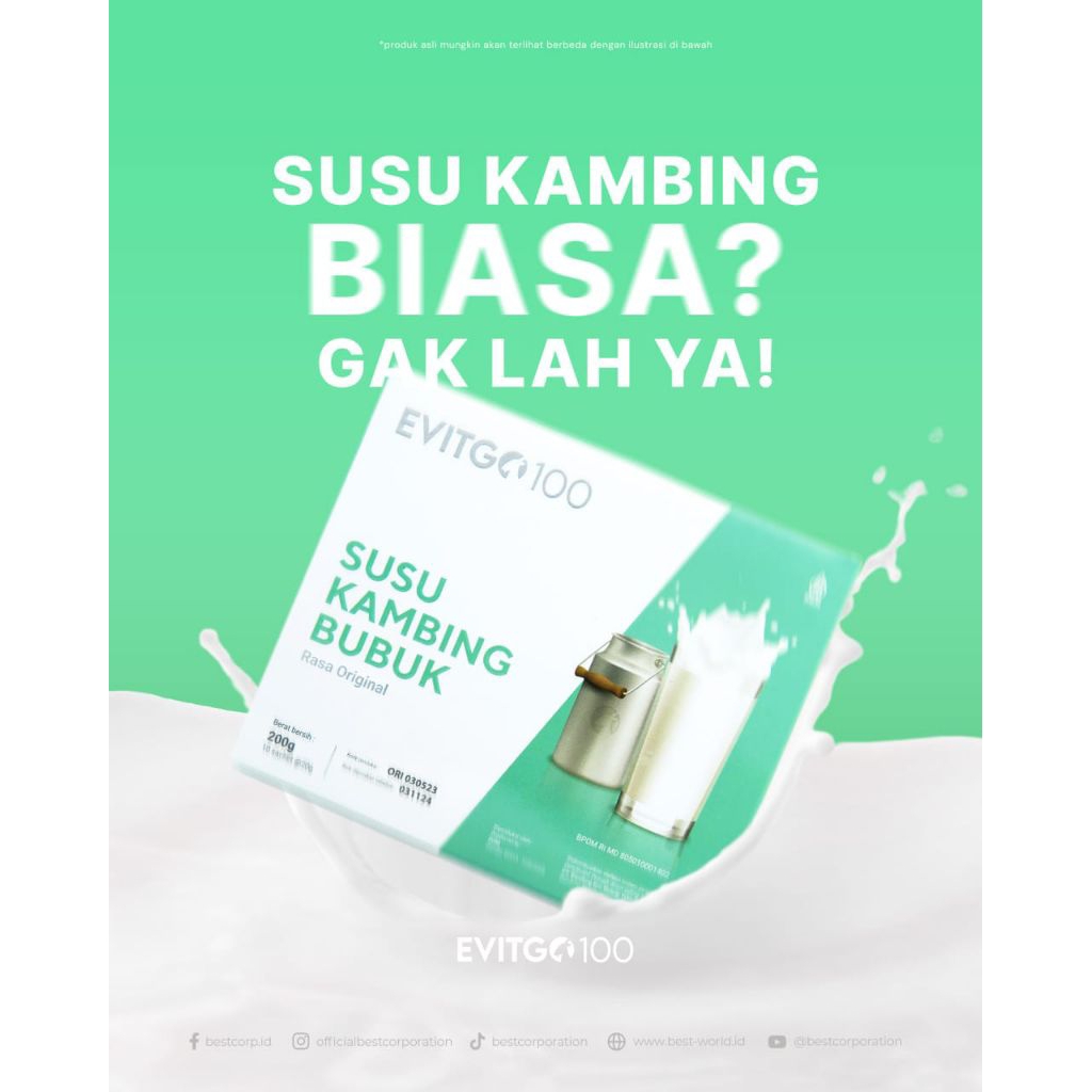 

EVITGO 100 Susu Kambing Etawa Organik