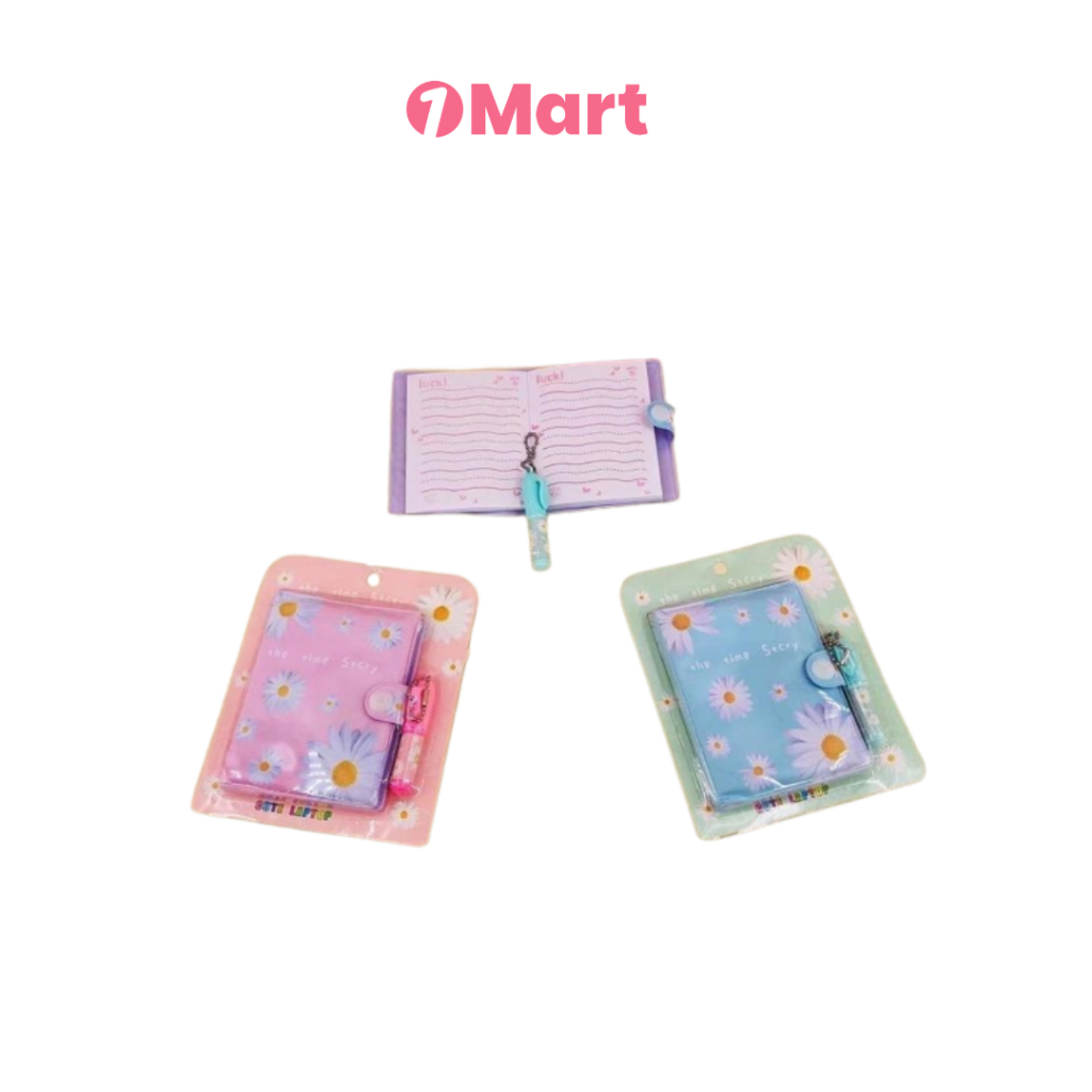 

1MART Notebook Edisi Spesial dengan Pulpen – Desain Bunga Daisy