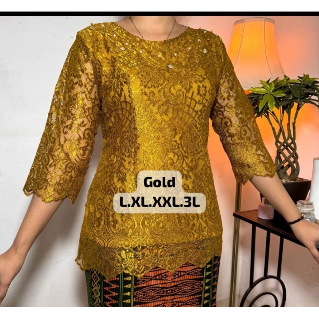 Blus Kebaya Semi Prancis Payet