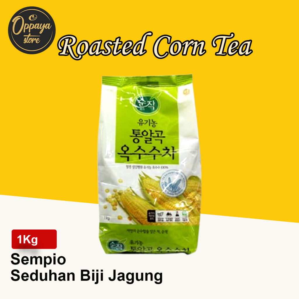 

Sempio Korean Roasted Corn Tea Biji Jagung Korea 1Kg - Oksusu Ca Korea