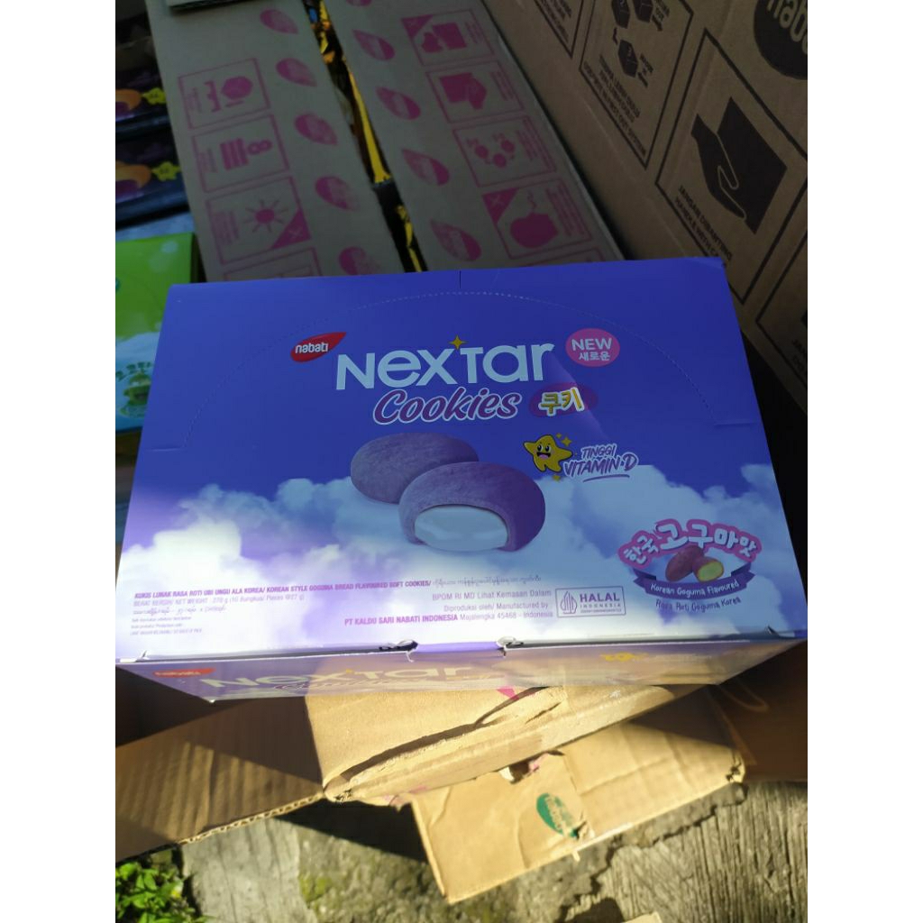 

Nextar goguma 27gr (10pcs) /nextar 2000 /nextar ggm /biscuit /cemilan