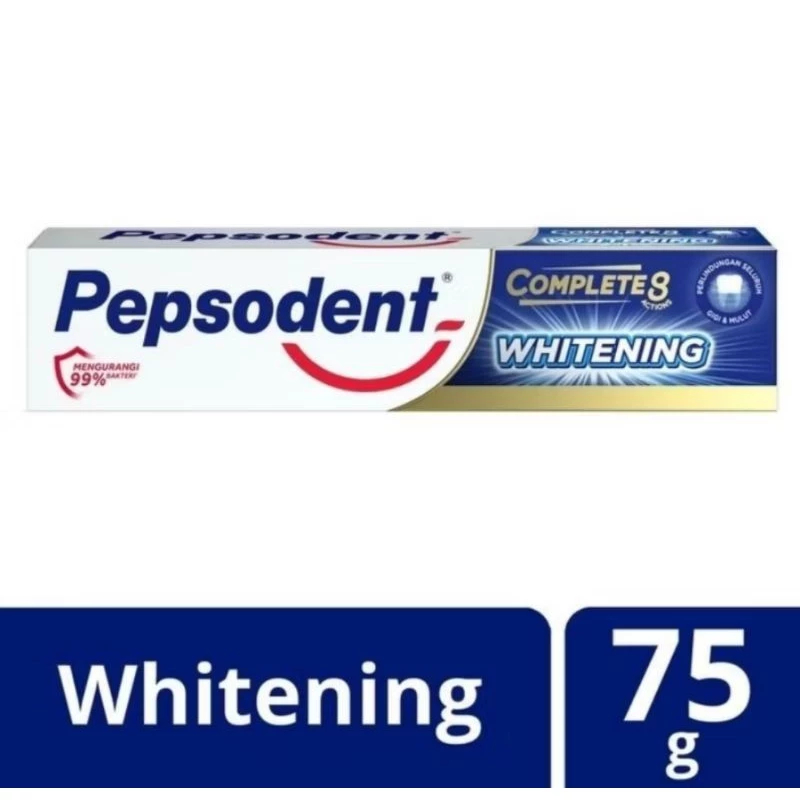 Pepsodent Pasta Gigi Complete 8 Plus Whitening / Pepsodent Whitening