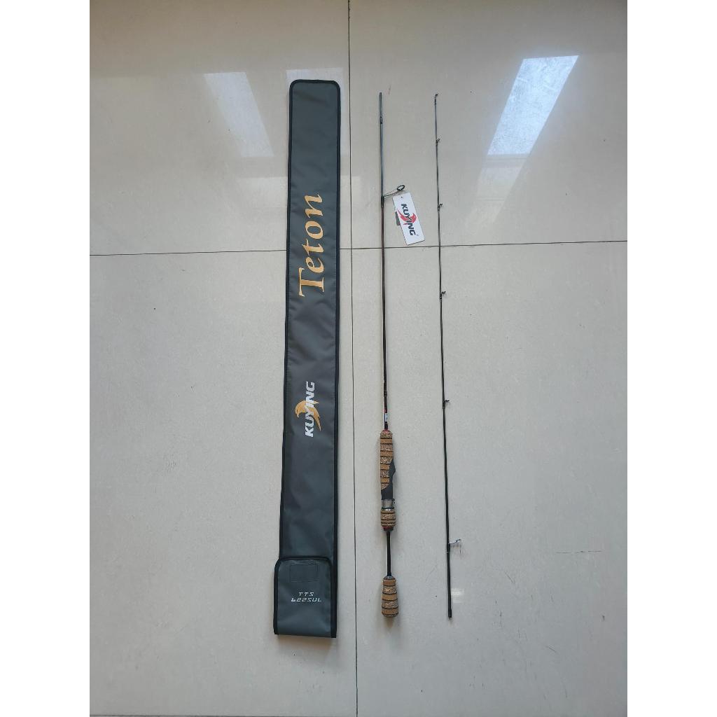 KUYING TETON TTS 622 SUL 1-3lb Spinning Joran Pancing Fishing Rod Stream Soft 186cm 0.8-3g NEW