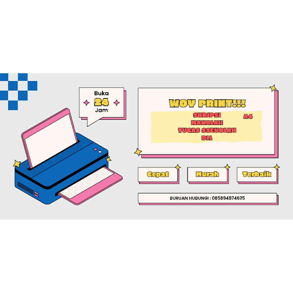 

JASA PRINT A4 75gsm | SKRIPSI | TUGAS SEKOLAH | MAKALAH | TUGAS KULIAH |