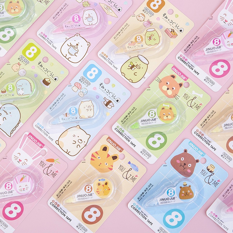 

OS Correction Tape Tipe X Kertas Mini Karakter Hewan Lucu Perlengkapan Sekolah
