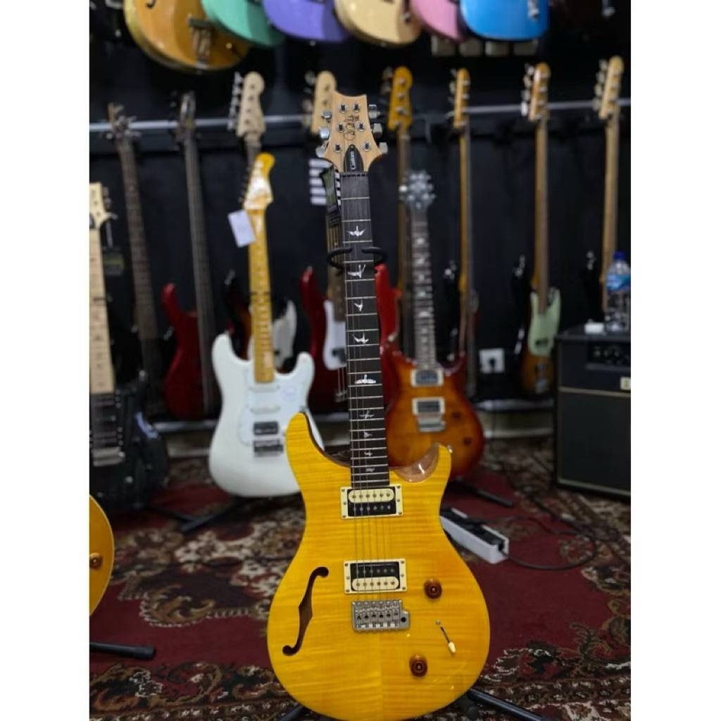 PRS SE Custom 22 Semi Hollow - Yellow